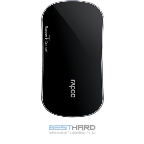 Мышь RAPOO T6 оптическая беспроводная USB, черный [10683]