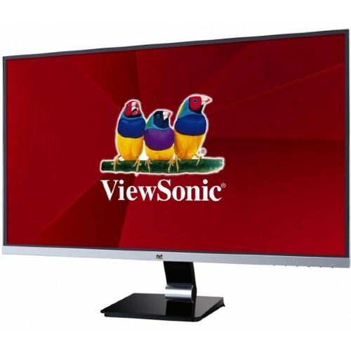 ViewSonic 27" VX2778-SMHD PLS LED 2K, 2560x1440, 350 cd/m2, 80Mln:1, 178°/178°, 5ms, HDMI, Display Port, Mini-DP, колонки, Headphone Out, Frameless, VESA, регул. наклона, Silver Black