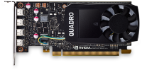 PNY Nvidia Quadro P1000 4GB DDR5, PCIE, 128-bit 640 Cores, 4*mDP1.4, 4*mDP to DP 1xmDP to DVI-D SL adapter, LP bracket, Bulk