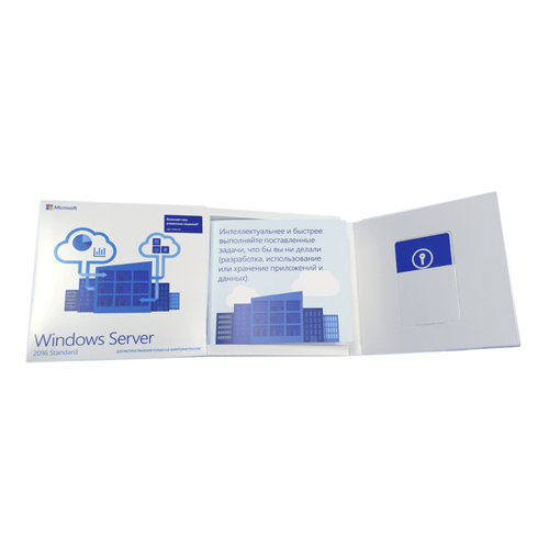 Windows Server Standart 2016 64Bit Russian Russia Only DVD 5 Clt 16 Core License [P73-07059]