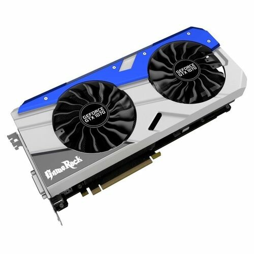 Видеокарта PALIT GeForce GTX 1070,  PA-GTX1070 GAMEROCK 8G STD,  8Гб, GDDR5, Ret [ne51070015p2-1041g]
