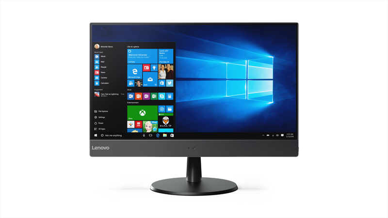 Lenovo V510z All-In-One  23" FHD (1920x1080) i3-7100T 4Gb 1TB Intel HD DVD±RW AC+BT USB KB&Mouse W10_P64-RUS 1Y carry-in