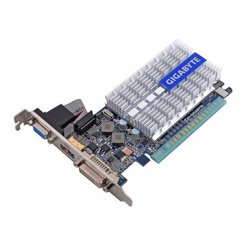 Видеокарта GIGABYTE GeForce 210,  GV-N210SL-1GI,  1Гб, DDR3, Low Profile,  Ret [650620]