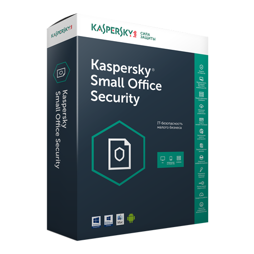 Kaspersky Small Office Security 5 для 15-19 ПК, 15-19 мобильных устройств, 2 файловых сервера, 15-19 пользователей на 1 год базовая лицензия [KL4534RAMFS]