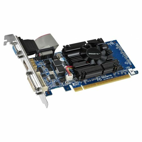 Видеокарта GIGABYTE GeForce GT 610,  GV-N610-2GI,  2Гб, DDR3, Low Profile,  Ret [349778]