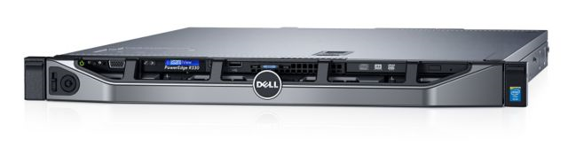 Dell PowerEdge R330 1U no CPU(E3-1200v6)/ HS/ no memory(4)/ no controller/ noHDD(8)SFF HotPlug/ DVDRW/ iDRAC8 Ent/ 2xGE/ noRPS(2up)/ Bezel/ Static Rails/PCI-E:1xF+1xL/ 3YBWNBD (210-AFEV)