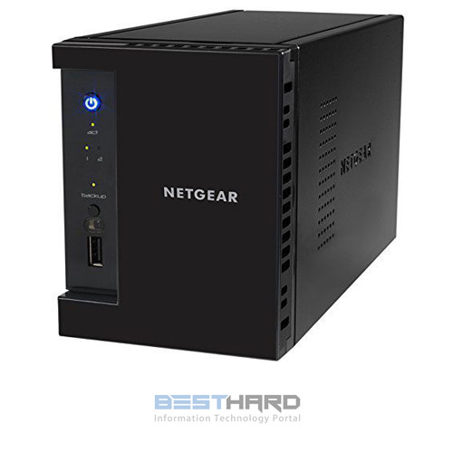 Сетевое хранилище NETGEAR RN21200-100NES, без дисков [364998]
