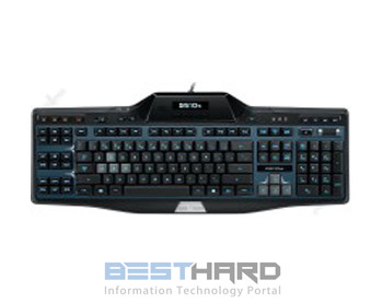 Клавиатура LOGITECH G510S, USB, черный + синий [920-004975]