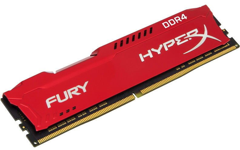 Kingston HyperX FURY  DDR4  8GB (PC4-19200) 2400MHz CL15 RED Series