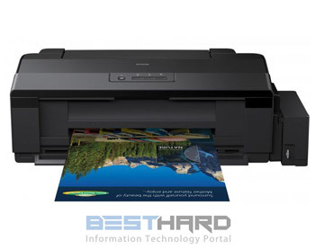 Принтер EPSON L1300, струйный, цвет: черный [c11cd81402 ]