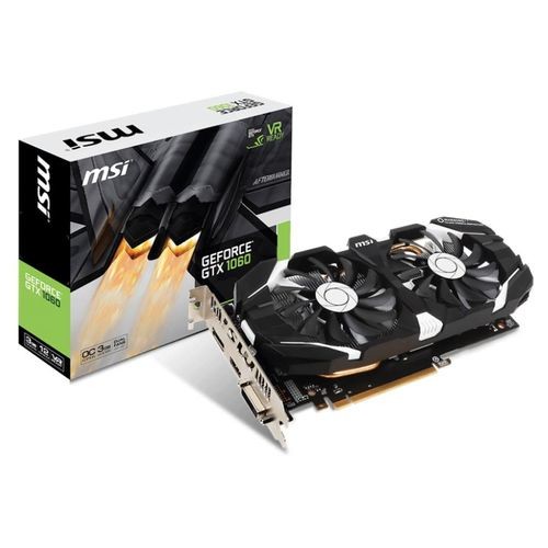 Видеокарта MSI GeForce GTX 1060,  GTX 1060 3GT OC,  3Гб, GDDR5, OC,  Ret [390824]