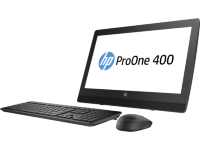 HP ProOne 400 G3 All-in-One NT 20"(1600x900) Core i3-7100T,4GB DDR4-2400 (1x4GB) SODIMM,1TB,DVD,usb kbd&mouse,Intel 7265 AC 2x2 BT,Easel Stand,FreeDOS,1-1-1 Wty