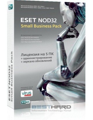 ESET NOD32 SMALL Business Pack newsale for 5 User (BOX) [NOD32-SBP-NS(BOX)-1-5]