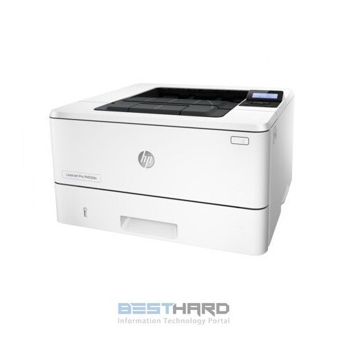 Принтер HP LaserJet Pro M402dn RU, лазерный, цвет: белый [g3v21a]